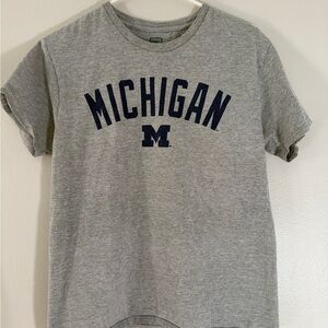 Pro Edge Gray University of Michigan Tee